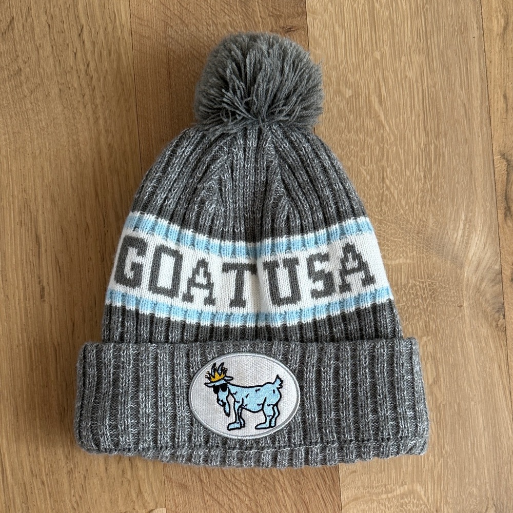 GOAT USA Gray Beanie for Kids